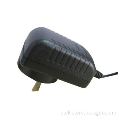 8W Series Switching Power Adapter with AU AC Plug, 90 to 264V AC Input Voltages